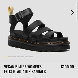 BLAIRE WOMEN'S BRANDO LEATHER STRAP SANDALS size 10